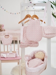 JoJo Maman Bébé Pink Rosie Baby Doll Set - Image 10 of 11