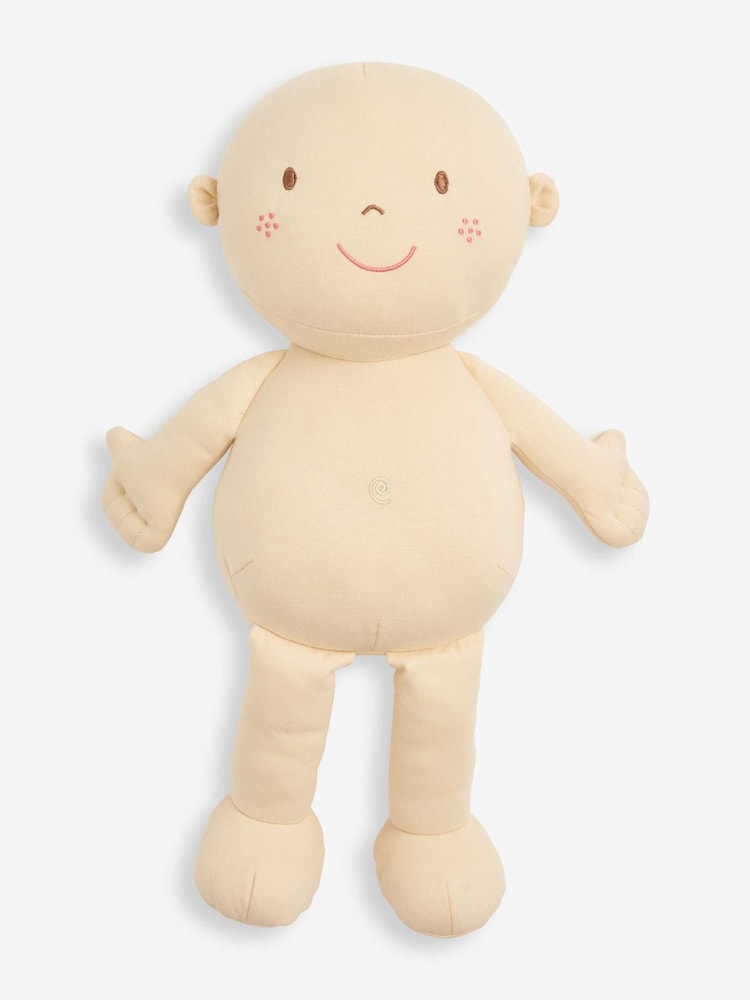 JoJo Maman Bébé Pink Rosie Baby Doll Set - Image 2 of 9