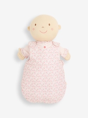JoJo Maman Bébé Pink Rosie Baby Doll Set - Image 4 of 9