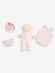 JoJo Maman Bébé Pink Rosie Baby Doll Set - Image 5 of 9