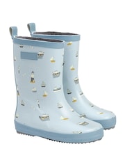 Little Dutch Blue Rainboots Sailors Bay 24/25 - Image 1 of 3