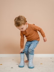 Little Dutch Blue Rainboots Sailors Bay 24/25 - Image 3 of 3