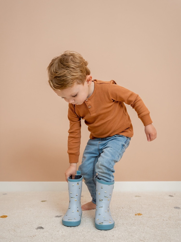Little Dutch Blue Rainboots Sailors Bay 24/25 - Image 3 of 3