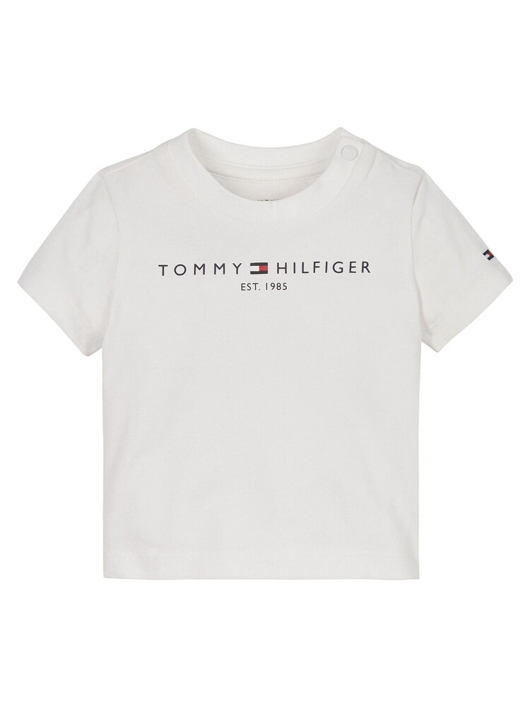 Tommy Hilfiger Baby Essential White T-Shirt - Image 1 of 4