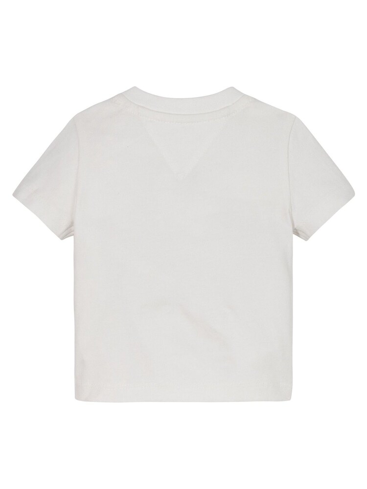 Tommy Hilfiger Baby Essential White T-Shirt - Image 2 of 4