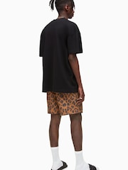 AllSaints Brown Chita Swim Shorts - Image 2 of 6