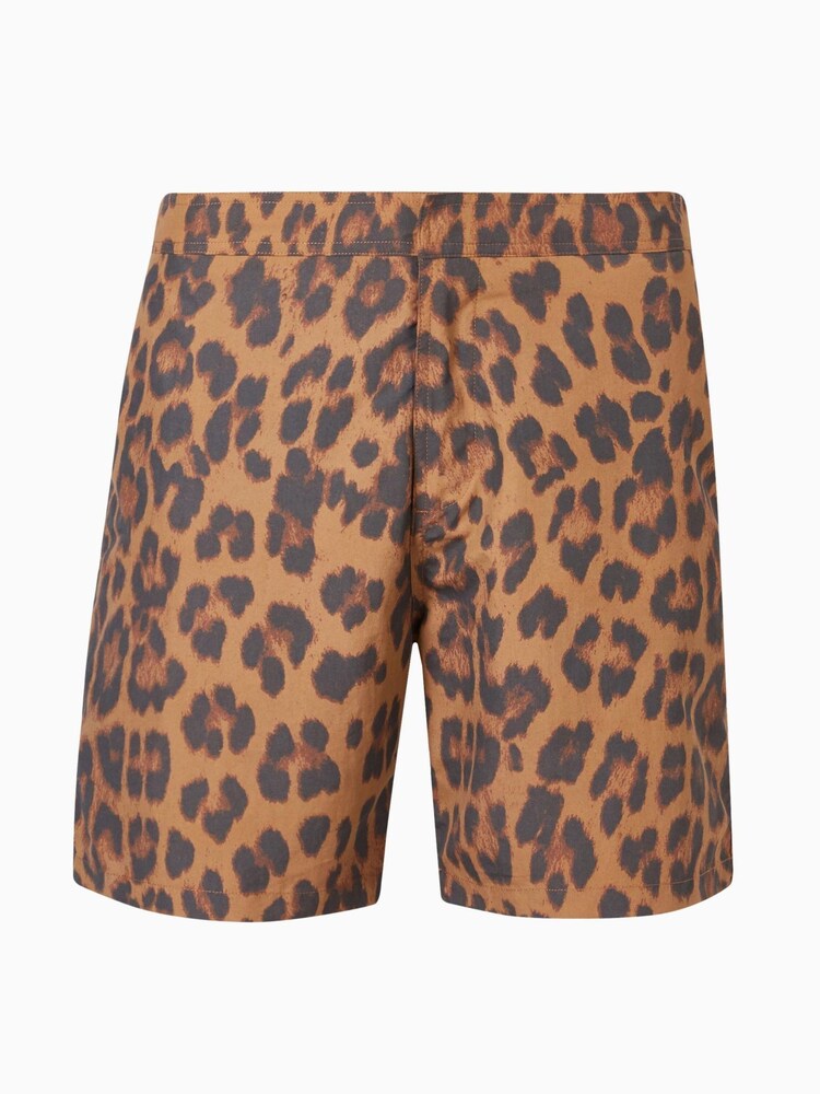 AllSaints Brown Chita Swim Shorts - Image 6 of 6