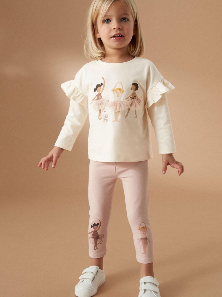 Oatmeal Top and Legging Set (3mths-7yrs) - Image 1 of 6