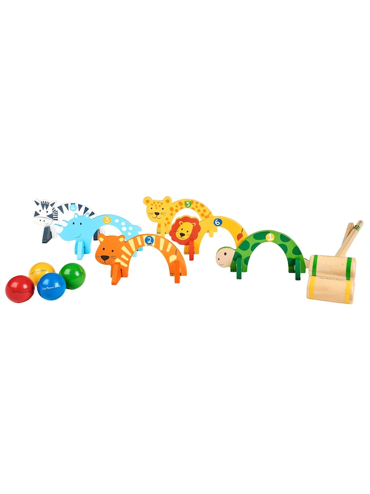 JoJo Maman Bébé Safari Croquet Game - Image 1 of 6 JoJo Maman Bébé Safari Croquet Game - Image 1 of 6
