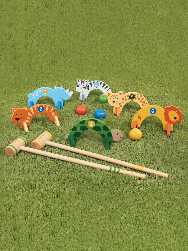 JoJo Maman Bébé Safari Croquet Game - Image 2 of 6