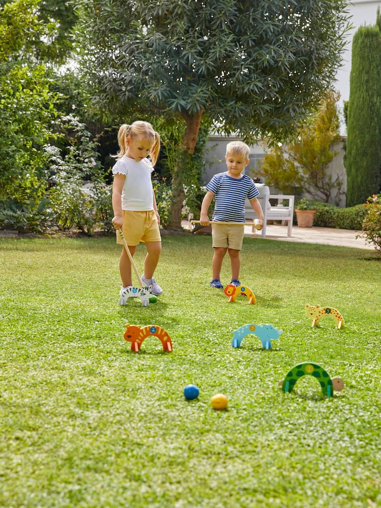 JoJo Maman Bébé Safari Croquet Game - Image 6 of 6