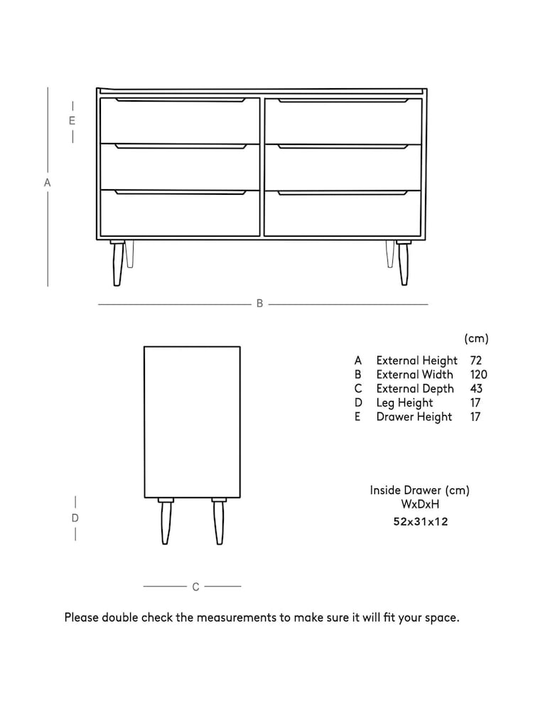 Swoon Oak Southwark Chest of Drawers - Image 6 of 6
