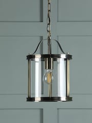 Laura Ashley Brass Harrington Pendant 1 Light Ceiling Light - Image 2 of 4