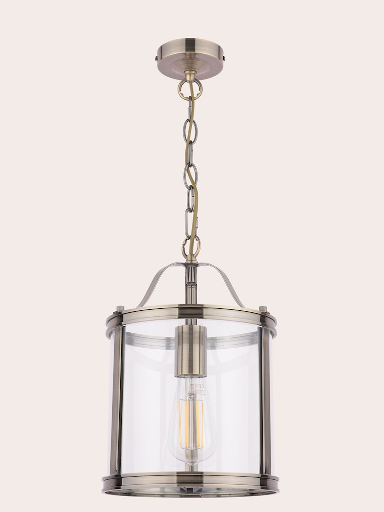 Laura Ashley Brass Harrington Pendant 1 Light Ceiling Light - Image 4 of 4