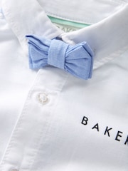 أزرق داكن/أبيض - حزمة من 3 قطع، قميص وشورت وحمالات من Baker By Ted Baker - صورة 11 من 12