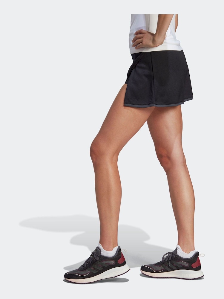 adidas Black Tennis Club Skirt - Image 5 of 9