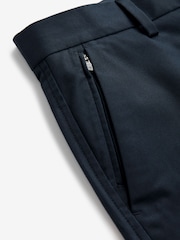 Navy Blue Slim Fit Shower Resistant Golf Stretch Chino Trousers - Image 7 of 9