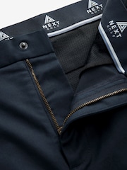 Navy Blue Slim Fit Shower Resistant Golf Stretch Chino Trousers - Image 8 of 9