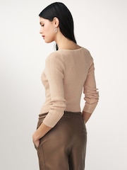 Pink - Gerippter Body - Bild 2 von 5