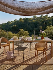 La Redoute Intérieurs Set of 2 Natural Elisole Solid Acacia Garden Chairs - Image 1 of 3