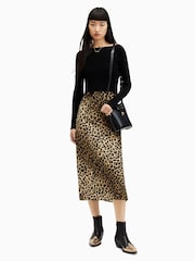 AllSaints Black Hera Leppo 2-In-1 Dress - Image 1 of 8