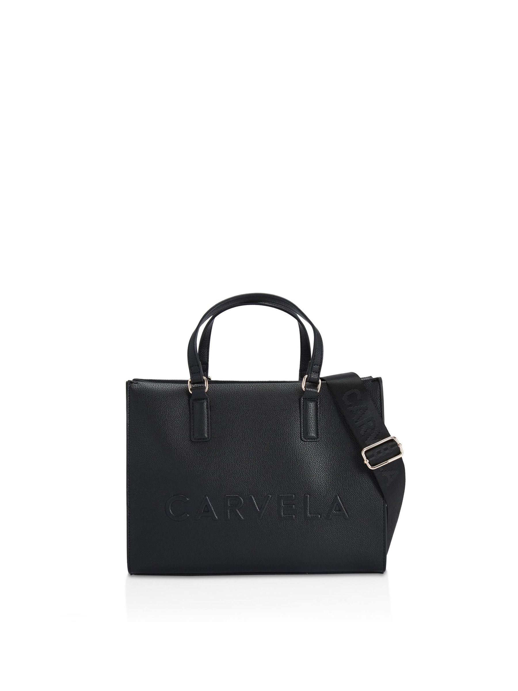 Carvela Frame Midi Tote Bag ONE Black Womens