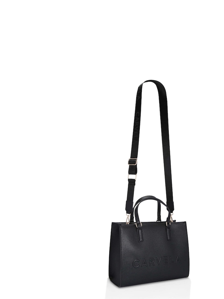črna - Carvela Torba Frame Midi Totes - Slika 2 iz 5