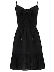 Pour Moi 100% Coton Broderie Anglais Strappy Cravate Front Robe - Image 5 de 6
