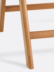 La Redoute Intérieurs Set of 2 Acacia Tikao Solid Acacia Folding Garden Chairs - Image 4 of 4