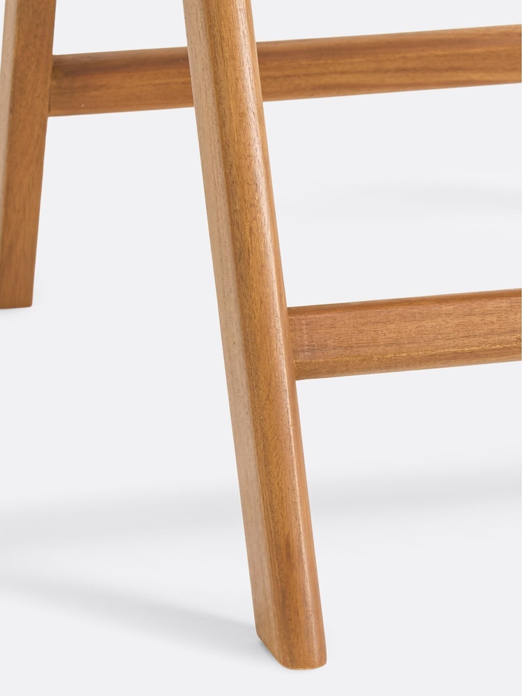 La Redoute Intérieurs Set of 2 Acacia Tikao Solid Acacia Folding Garden Chairs - Image 4 of 4 La Redoute Intérieurs Set of 2 Acacia Tikao Solid Acacia Folding Garden Chairs - Image 4 of 4