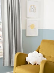 Mamas & Papas White 100% Cotton Cloud Cushion - Image 3 of 5