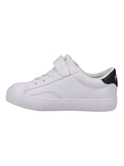 Polo Ralph Lauren White/Blue Polo Ralph Lauren Kids Theron Velcro Trainers - Image 2 of 5