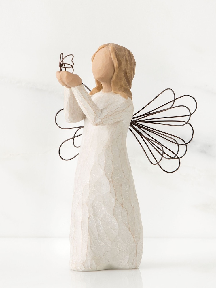 Willow Tree Cream Angel of Freedom Figurine - Image 1 of 4