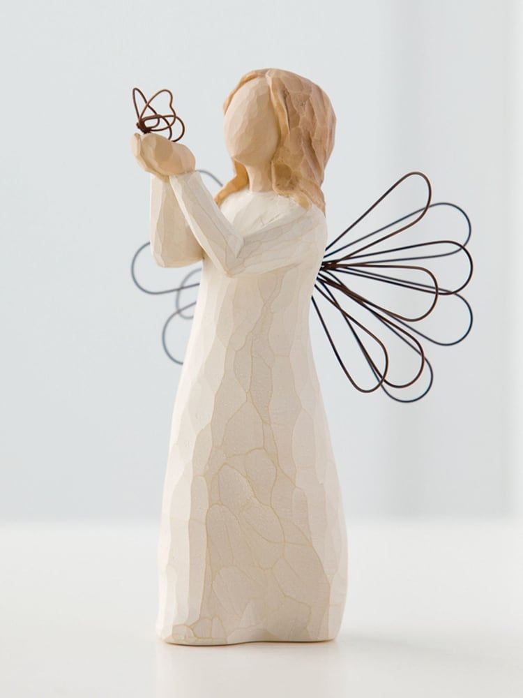 Willow Tree Cream Angel of Freedom Figurine - Image 2 of 4