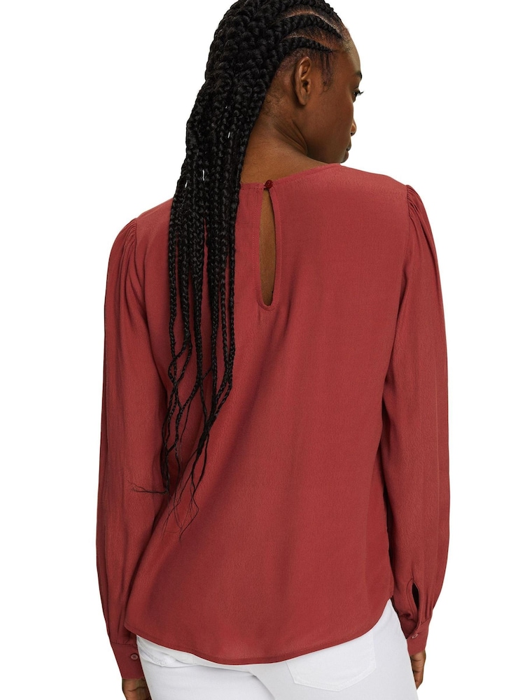 Esprit Orange Plain blouse - Image 2 of 7