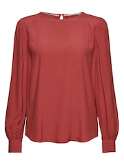 Esprit Orange Plain blouse - Image 6 of 7