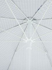 La Redoute Intérieurs White Blue Parasol with Fringe - Image 5 of 6