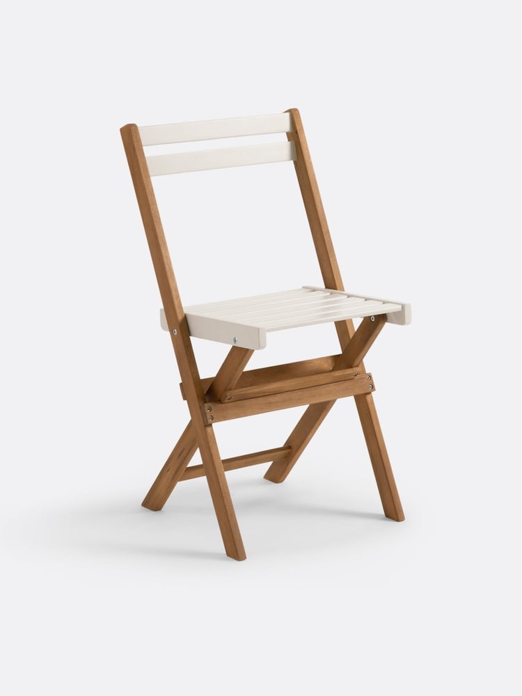 La Redoute Intérieurs 3 Piece Pebble Dudena Foldable Garden Set in Acacia - Image 2 of 7 La Redoute Intérieurs 3 Piece Pebble Dudena Foldable Garden Set in Acacia - Image 2 of 7
