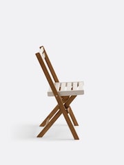La Redoute Intérieurs 3 Piece Pebble Dudena Foldable Garden Set in Acacia - Image 3 of 7