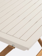 La Redoute Intérieurs 3 Piece Pebble Dudena Foldable Garden Set in Acacia - Image 6 of 7