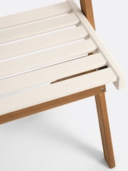 La Redoute Intérieurs 3 Piece Pebble Dudena Foldable Garden Set in Acacia - Image 7 of 7