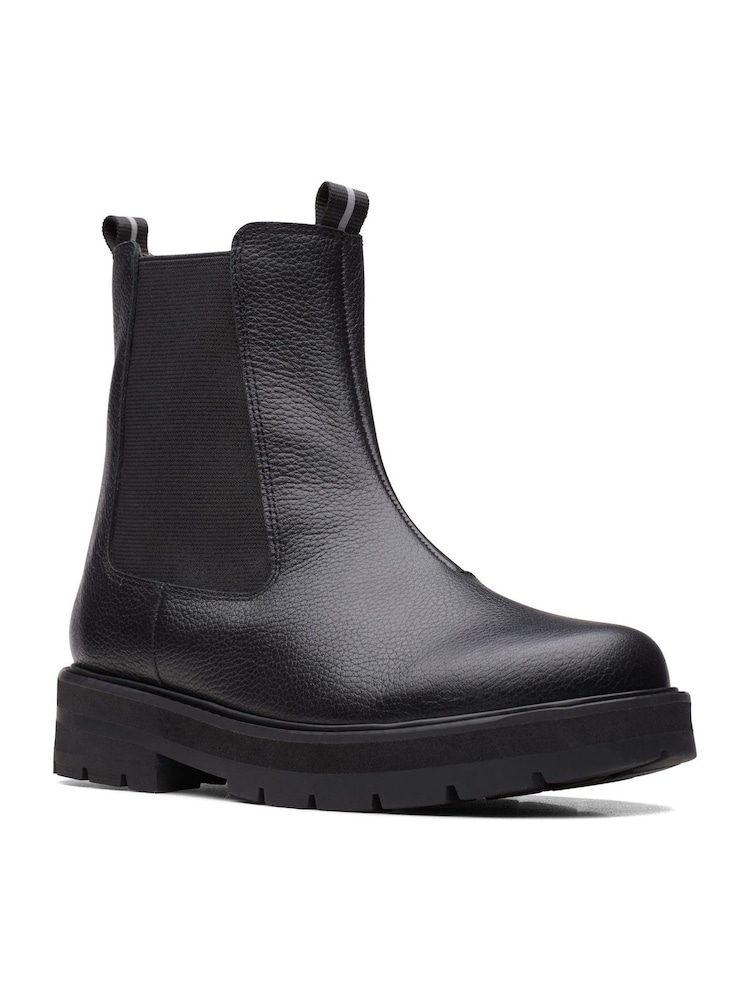 Clarks Black Multi Fit Youth Prague Boots - Image 3 of 7