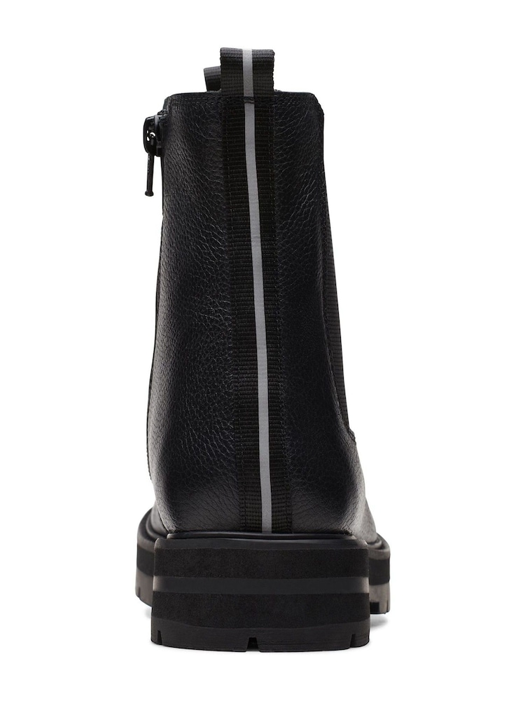 Clarks Black Multi Fit Youth Prague Boots - Image 6 of 7