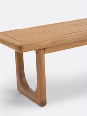 La Redoute Intérieurs Acacia Douve Outdoor Dining Bench in Solid Acacia - Image 4 of 4