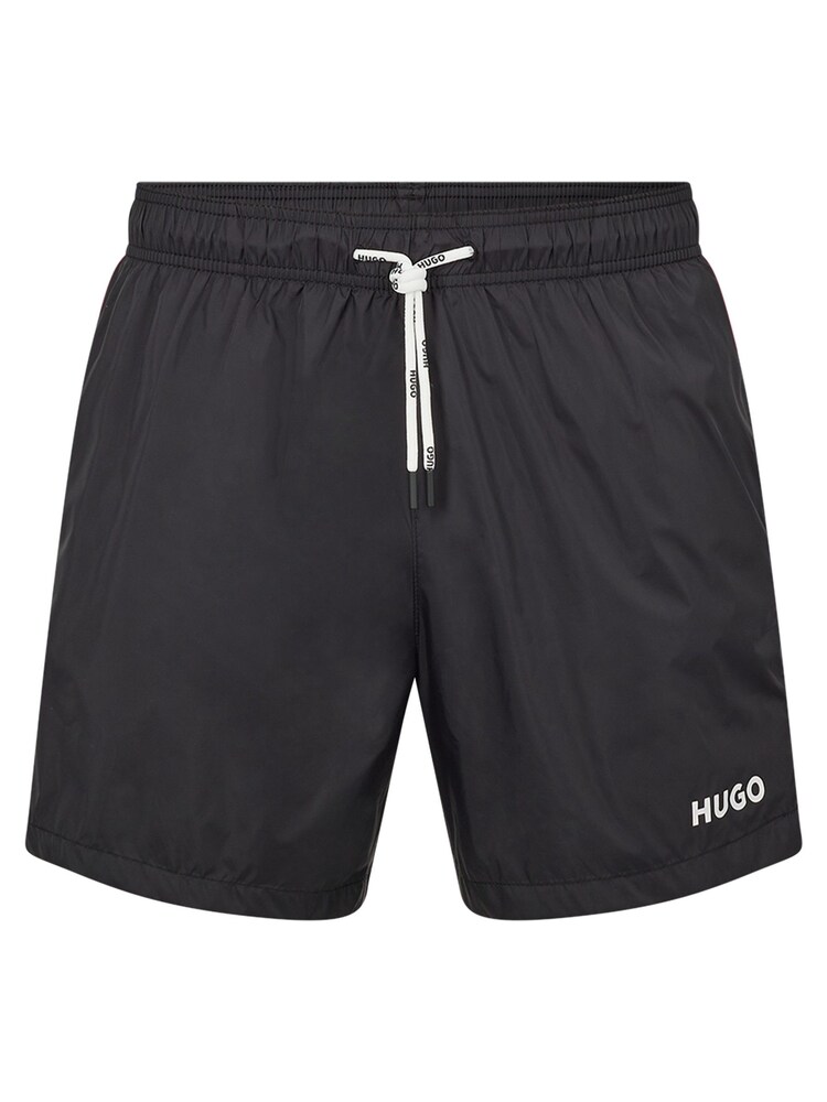 HUGO Black Haiti Swim Shorts - Image 4 of 4