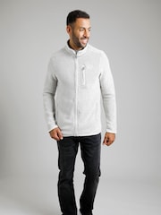 Weird Fish Cream Transom Full Zip Eco Macaroni Fleece - Image 3 of 6