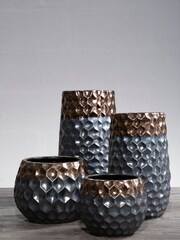 Fifty Five South Metallic Handcrafted Large Galaxy Vase - Image 1 of 6