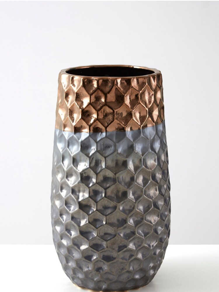 Fifty Five South Metallic Handcrafted Large Galaxy Vase - Image 2 of 6