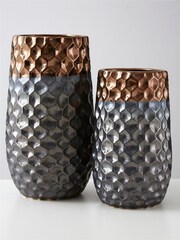 Fifty Five South Metallic Handcrafted Large Galaxy Vase - Image 3 of 6