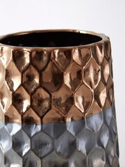 Fifty Five South Metallic Handcrafted Large Galaxy Vase - Image 5 of 6